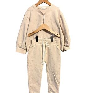 Jamie Kay Cream Kids Matching Set
